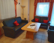 Wohnzimmer Ferienhaus Dorum-Neufeld